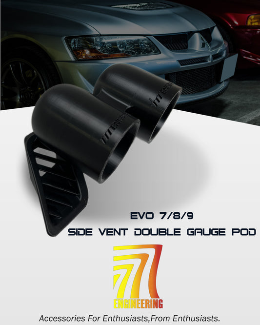 Air Vent Dual Gauge Pod for Mitsubishi Lancer Evo 7/8/9